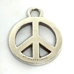 Tiffany & Co. Sterling Silver Peace Pendant Charm - image 1